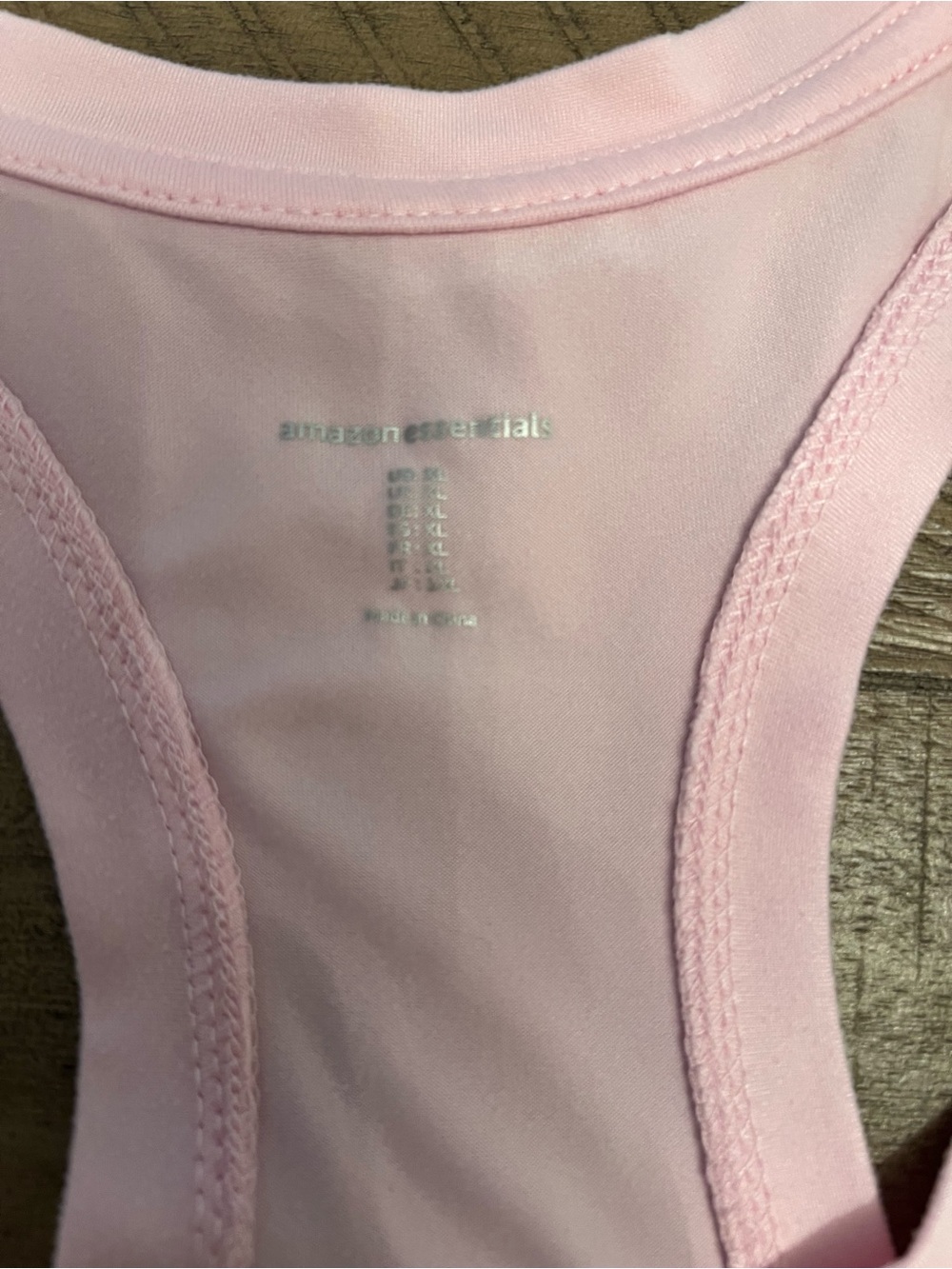 Amazon Essentials Light Pink Racerback Tank Top - Picture 2 of 3